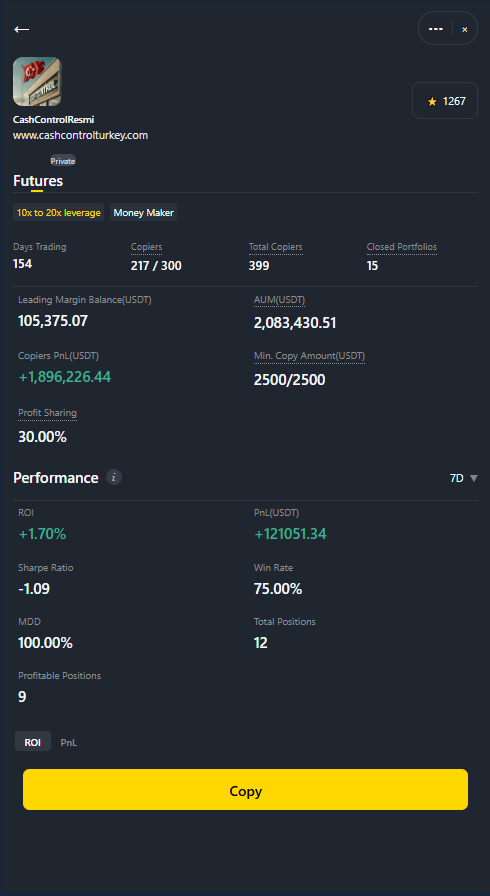 Copy Trade